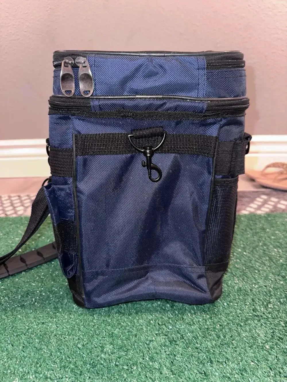 Michelob Ultra Cooler Bag Blue Black Insulated Soft Sided Strap